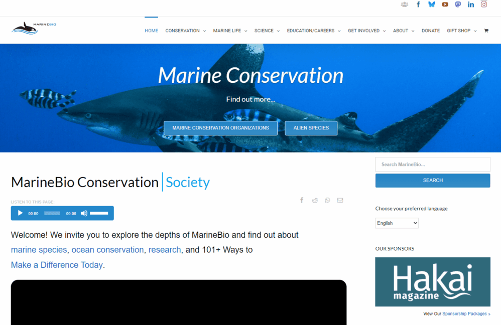 Partner with MarineBio